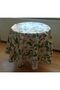 Fiber Lined Heat Resistant Wipeable Non-Slip Round PVC Oilcloth Tablecloth 140cm - 3