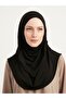 عمامة سوداء عملية مطوي جاهزة Hijab