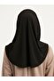 عمامة سوداء عملية مطوي جاهزة Hijab - 3