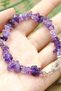 Amethyst Bracelet Natural Stone Bracelet Set Steel Wire Steel Clip Steel Ring Steel Chain - 2