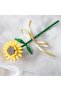 1 Piece Sunflower Gift and Decorative Building Block Set - 5