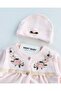Floral Overalls Hat Gloves - 2