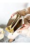 Women's Gold Gold Chain Shoulder and Shoulder Bag - 5
