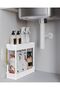 Rafata Makeup, Jewelry and Care Products Organizer Rack Stand Two Layers Hanging Cosmetic Organizer - 6