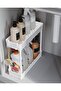Rafata Makeup, Jewelry and Care Products Organizer Rack Stand Two Layers Hanging Cosmetic Organizer - 5