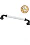 Aluminum - Metal Handle, Furniture Handle, Cabinet, Drawer, Door Handle - Ruby96Mm- Elf106