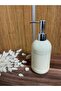 Red Ceramic Ala Collection Silvery Beige Single Liquid Soap Dispenser
