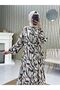 Halat Desen Ready-To-Wear Wide Cut Dress - 4