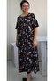 Combed Cotton Viscose Short-Sleeved Dress with Cut-Out Front and Back and Drawstring Detail.