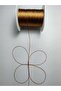 0.5 Mm 100 Meters Rosary String Gold Brown Color - 4