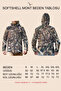 معطف شتوي للرجال من Outdoor Hunter مقاوم للماء والرياح بنمط سايز مموه من السوفت شيل - 7
