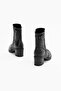 100% Genuine Leather Black Women's Boots - 4
