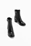 100% Genuine Leather Black Women's Boots - 2