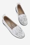 Women's White Genuine Natural Leather Daily Ballet Flats - 2