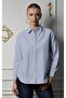 Women's Long Sleeve Striped Shirt - 2