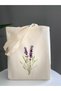 lavender cloth bag printed - 2