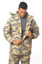 New Camouflage Coloured 52/6 Airsoft Parka Coat - Long Sleeve, Hat and Zipper - 4
