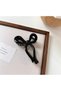 Women's Large Size Black Bow Buckle (11cm) - 4