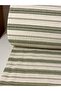 Striped Cotton Linen Fabric Green - 5