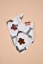 Organic Certified Double Layer Muslin Fabric - Baby Drool Bib / Scarf with Two Snaps - Airplane Pattern - 2