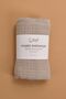 4 Layer Organic Muslin Baby Blanket - Beige - 5