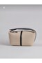 WOMEN'S CANVAS ARCHİ MINI BAG CREAM-BLACK BAG