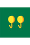 2 Pieces - Colorful, Easy-To-Install, No-Drill Wall Hangers - Strong Adhesive, No Traces Left