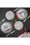 Diwali Granite Marbre 6 Pieces Serving Plate for 6 People 25 Cm - 4