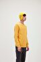 PRESAGE CREWNECK EMBROIDERED SWEATSHIRT - MUSTARD - L - ST05352-MUSTARD-L - 4