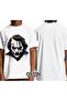 Joker Face Printed Unisex White T-shirt