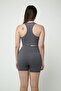 Corded Model Strappy Crop-biker Tights Set - 5