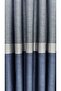 Blue Background Silver Belt Striped Background Curtain Single Wing 1/3 Close Pleat - 2