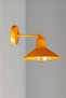 RETRO RUSTIC MODERN STYLE BLACK ORANGE GREEN METAL CAFE CAFFE BEDROOM ARCHITECTURE WALL SCONCE