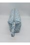 Blue Tiny Floral Oversized Organizer Bag - 3