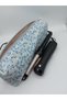 Blue Tiny Floral Oversized Organizer Bag - 5