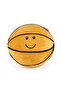 Soft Basketball Ball Figured Pillow - Orange - 75X75 cm Plush Toy Sleeping and Playmate - 2