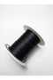 Zift Black Color (Shiny Sparkling Black) 1.0 mm 50 Meters Waxed Cord for Saddler Leather Sewing Necklace Beading Jewelry Design Bracelet Cord - 5