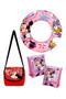 Girl's Beach Towel and Bagel Pool Set - including Sleeves - 3