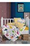 Yellow Dino Baby Duvet Cover Set