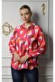 Women's Long Sleeve Printed Viscose Shirt
