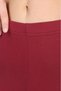 Super Quality Burgundy Combed Cotton Lycra Below Knee Capri Tights High Waist - 3