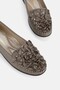 Women's Mink Color Genuine Natural Leather Daily Flat Shoes - 5