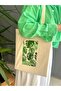 Raw Cloth Shoulder Bag - Leafy - 3