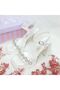 10 Cm Thick Heeled Comfortable Wedding Dress Shoes with Stone Detail Aslı Acar - 3