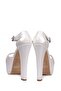 15 Cm Comfortable Heeled Off-White Bridal Shoes Aslı Acar - 5