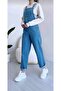 Women's Light Blue Denim Gardener Salopet - 3