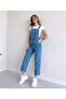 Denim Overalls Salopet Denim Long Overalls Light Blue - 3