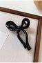Women's Large Size Black Bow Buckle (11cm) - 3