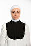 Hijab Neck Collar and Prayer Sleeves Set of 2 Black - 3