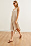 Women's Stone Strap Tie Pocket Woven Viscose Jumpsuit Tlm- 19000116 - 5